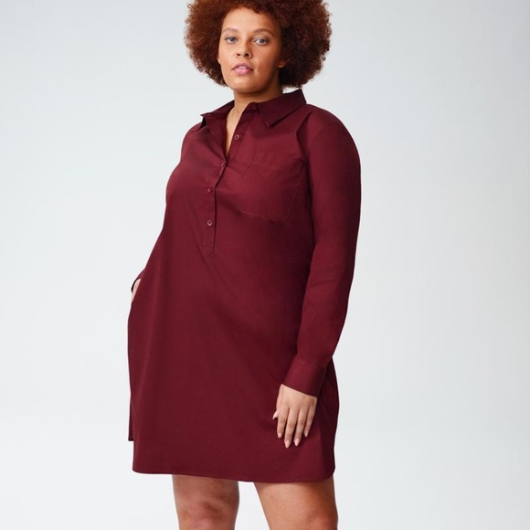 universal standard shirt dress